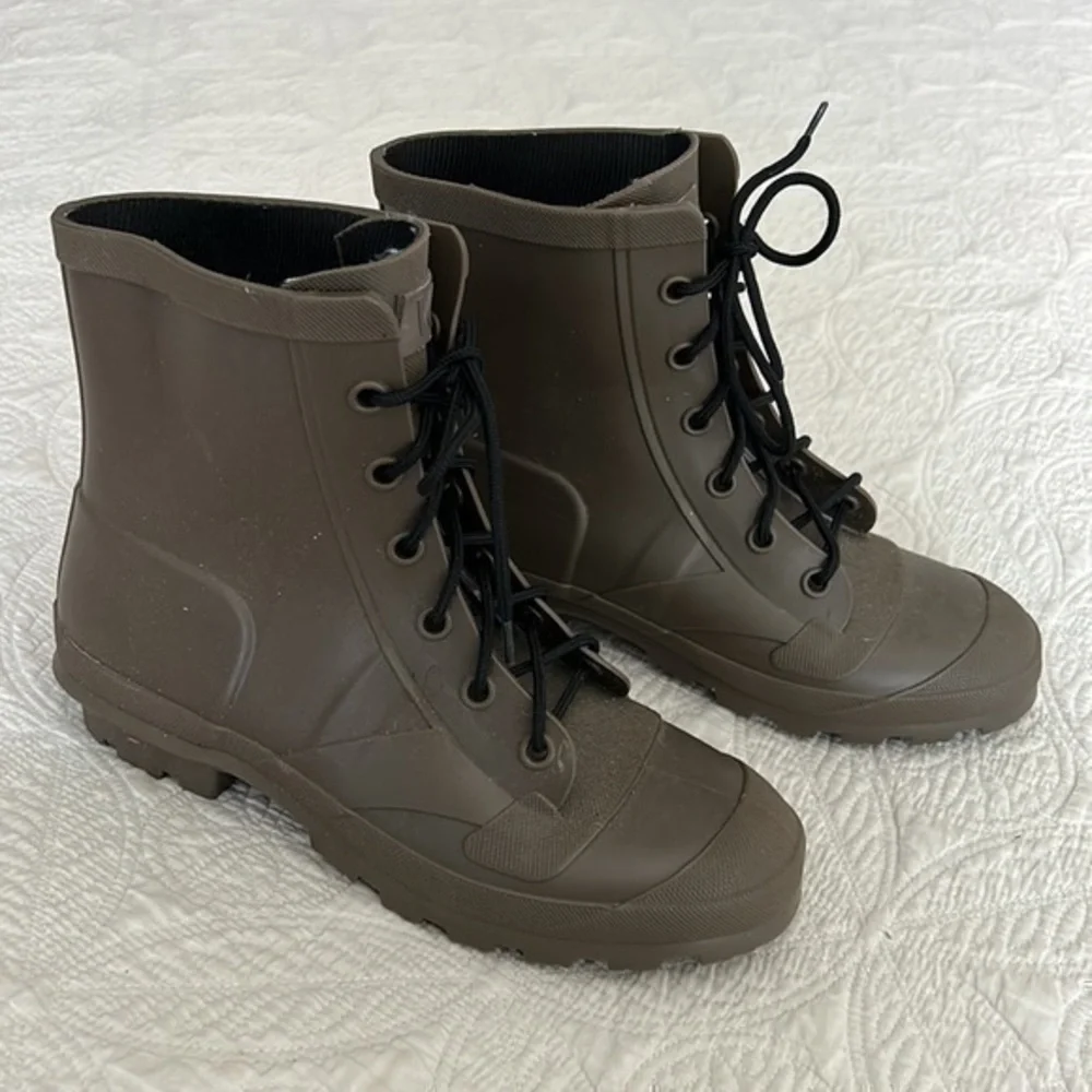Rubber Rain Boots Imported Light Brown Women’s 8.5/9
